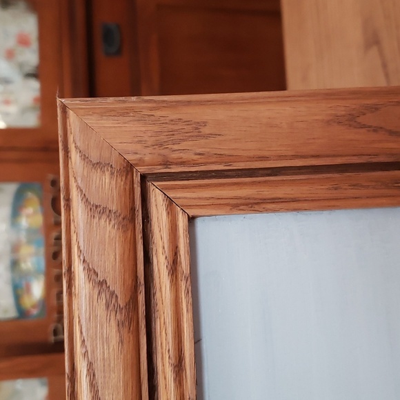 Hand painted oil on wood. 21.25"x11.5" - Picture 4 of 7